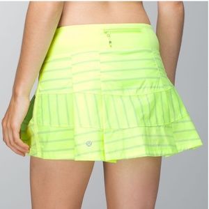 Lululemon Pace Rival Skirt Deauville Stripe Clear